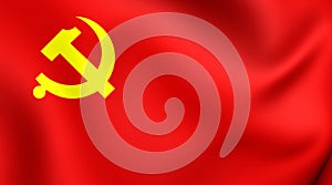 Flag of Chinese Communist Party photo