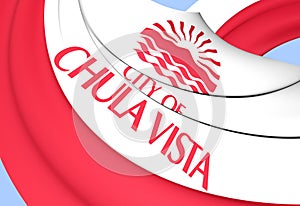 Flag of Chula Vista, USA.