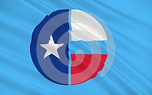 Flag of Collin County in Texas, USA