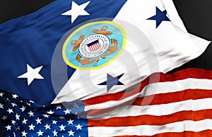 Flag of the Commandant of the United States Coast Guard photo