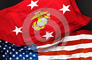 Flag of the Commandant of the United States Marine Corps photo