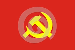 Flag of the Communist Party photo