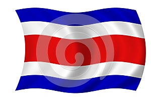 Flag of costa rica