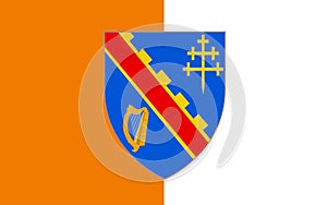 Flag of County Armagh in Ireland photo