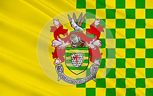 Flag of County Donegal is a county in Ireland