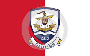 Flag of County Galway is a county in the West of Ireland