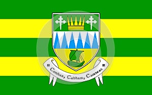 Flag of County Kerry is a county in Ireland