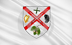 Flag of County Kildare is a county in Ireland