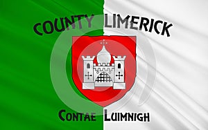 Flag of County Limerick is a county in Ireland