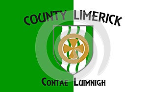Flag of County Limerick is a county in Ireland