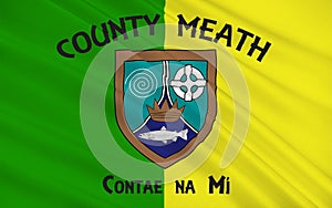 Flag of County Meath is a county in Ireland