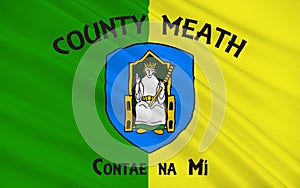 Flag of County Meath is a county in Ireland