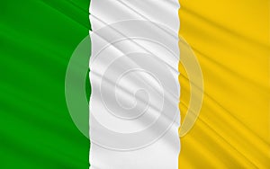 Flag of County Offaly is a county in Ireland