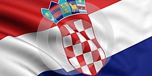 Flag Of Croatia photo