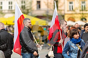 During Flag Day of the Republic of Polish - is national festival introduced by the Act