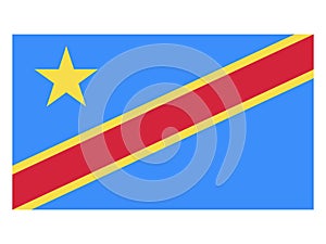 Flag of the Democratic Republic of the Congo