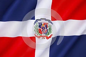 Flag of the Dominican Republic photo