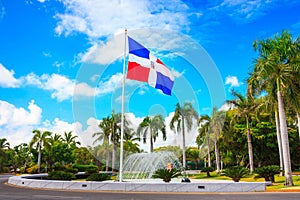 Flag of Dominican Republic, Punta Cana