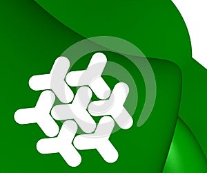 Flag of Dronten, Netherlands.