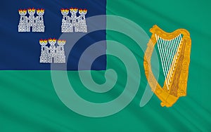 Flag of Dublin is the capital and largest city of Ireland