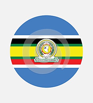 Flag of The East African Community EAC. The East African Community EAC is an intergovernmental organisation composed of six co