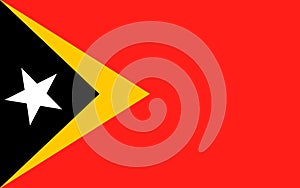 Flag of East Timor photo