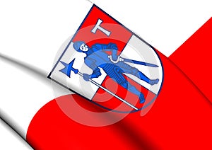 Flag of Eltmann, Germany.