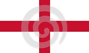 Flag of England. English flag. European country