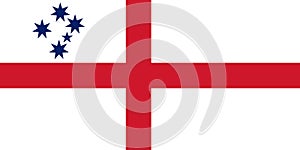 Flag of English Australian Flag. Illustration of Australian symbol