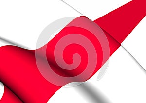 Flag of Enschede, Netherlands.