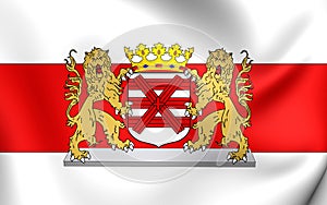 Flag of the Enschede, Netherlands.