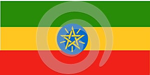 Bandera de Etiopía 