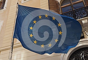 flag of the European Union (EU) photo