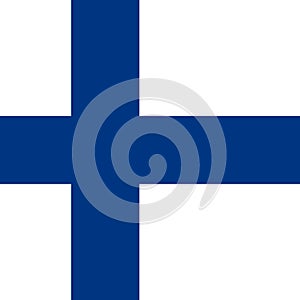 Flag Finland illustration vector eps