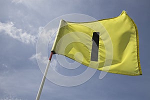Flag on the first hole