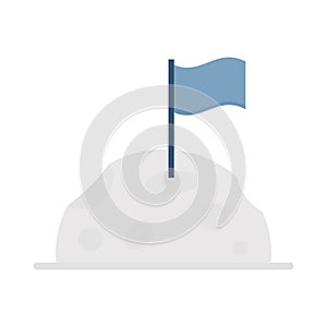 Flag  Flat vector icon which can easily modify or edit