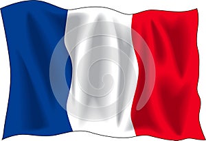 Flagge aus Frankreich 