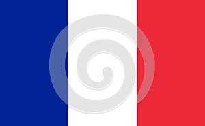 Flag of France. French flag. European country