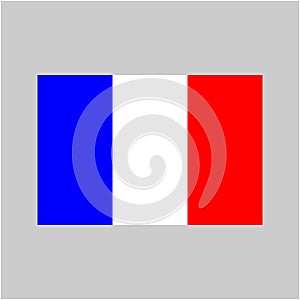 flag of france symbol. scalable vector