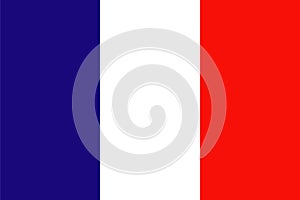 Flag Of France. Used for travel agencies, history books, and atlases. Europe, travel