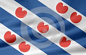 Flag of Friesland - Netherlands