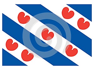 Flag of  Friesland photo