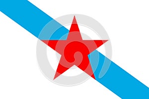 flag galega socialista