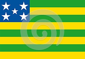 Flag of Goias, Brasil photo