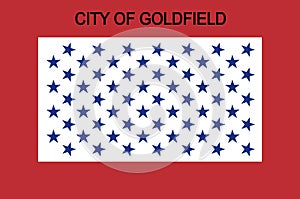 Flag of Goldfield City Colorado