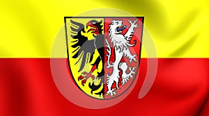 Flag of Goslar Landkreis, Germany.