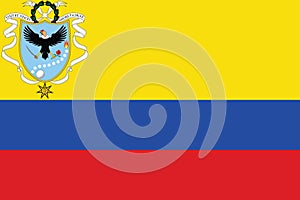 Flag of the Gran Colombia between 1820 and 1821