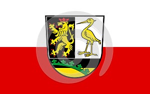 Flag of Greiz in Thuringia, Germany