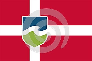 Flag of Gribskov is a municipality in Denmark