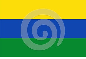 Flag of Guainia Colombia photo